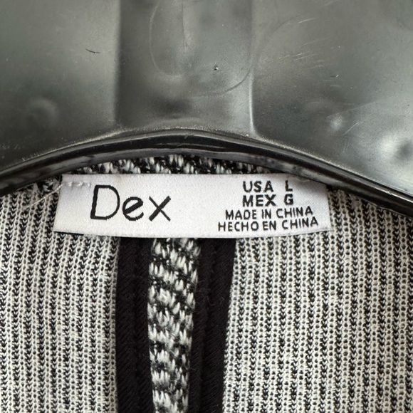 Chic Black and White Blazer by Dex - Picture 2 of 4